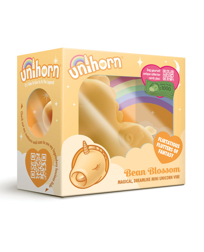 Unihorn Bean Blossom Flicking Vibrator Yellow