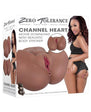 Zero Tolerance Channel Heart with Realistic Body Stroker - Chocolate