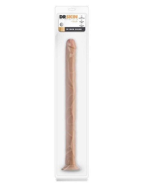 Dr. Skin Dildo with Suction Cup - 19in
