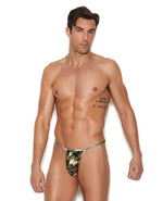 G-string pouch with T Back - Camo