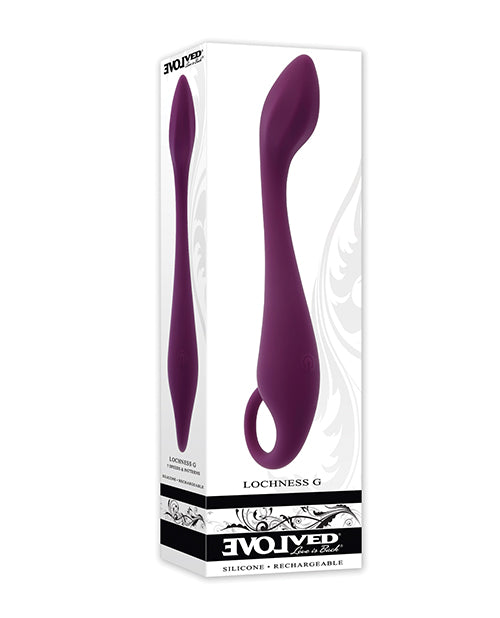 Evolved Lochness G Rechargeable Vibrator Silicone Burgundy