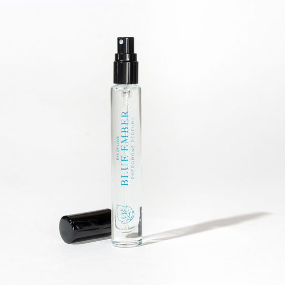 Eye of Love Bloom Attract Her Pheromone Parfum Blue Ember 0.34 oz.