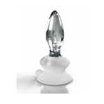 Pipedream Icicles No. 91 Glass Anal Plug w/ Suction Cup Clear