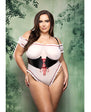 Dangerous Darling 3 pc Set - Black/White 3X/4X