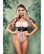 Dangerous Darling 3 pc Set - Black/White S/M