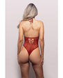 Vixen Just Kissed Seamless Lace Teddy - Red O/S