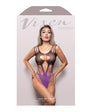 Vixen Take Me There Cut Out Teddy - Black/Purple O/S