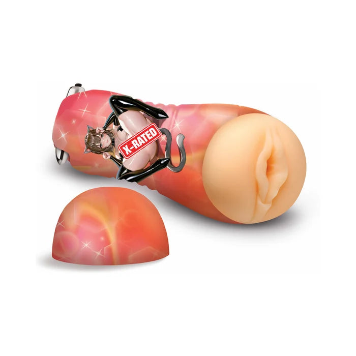 Hentai Fantasies Mochi the Cat Girl Vibrating Pussy Stroker