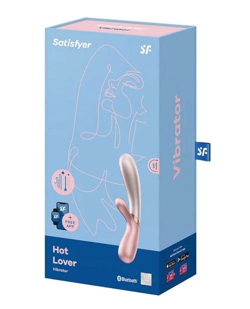 Satisfyer Hot Lover Rechargeable Silicone Warming Dual-Stim Vibrator