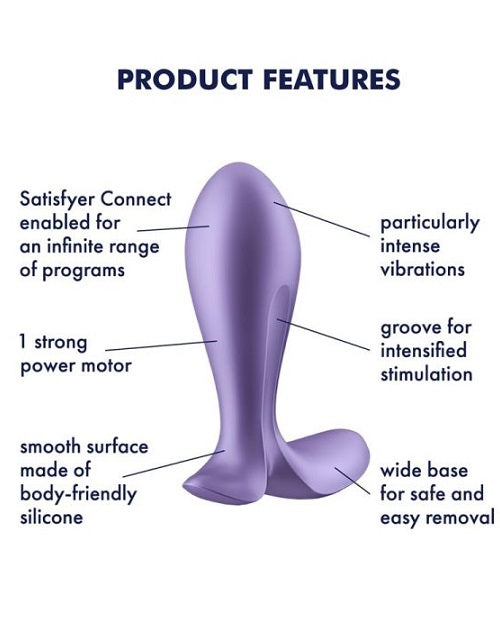 Satisfyer Intensity Plug - Purple