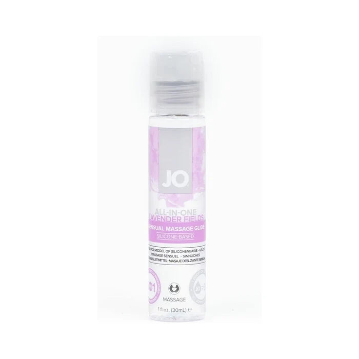 JO All-In-One Sensual Massage Glide Lavender 1 oz.