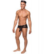 Hoser Stretch Mesh Micro Mini Short Black