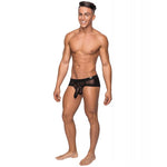 Hoser Stretch Mesh Micro Mini Short Black