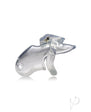 Master Series Clear Captor Chastity Cage with Keys - Small - Clear