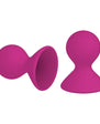 Me You Us Dual Masseuse Silicone Nipple Suckers 2-Pack Purple