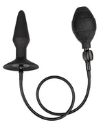 Medium Silicone Inflatable Plug - Black