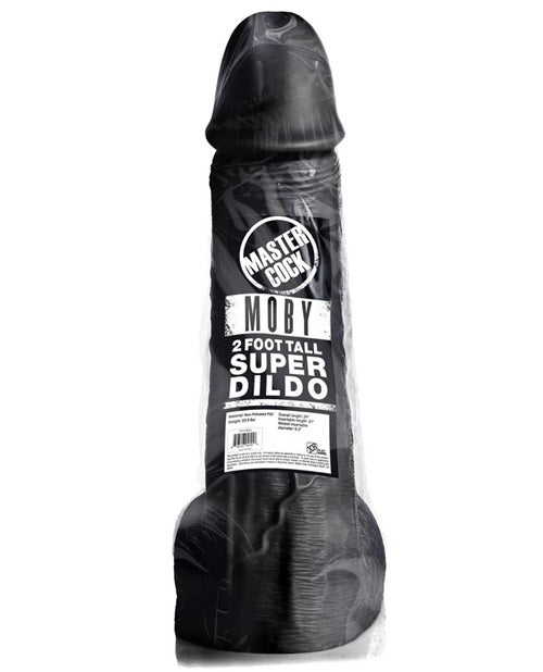 Master Cock - Moby 2 Foot Tall Super Dildo - Black