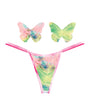 Neva Nude Naughty Knix Rainbow Sherbet Velvet G-String & Pasties Multi O/S