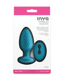 Inya Alpine 2.0 Gyrating and Vibrating Plug w/ Remote - Teal