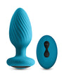 Inya Alpine 2.0 Gyrating and Vibrating Plug w/ Remote - Teal