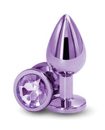 Rear Assets Metal Anal Plug Medium Purple