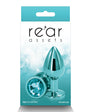 Rear Assets Metal Anal Plug Medium Teal