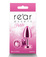 Rear Assets Petite Metal Anal Plug Pink