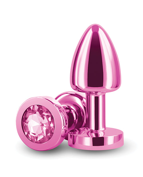 Rear Assets Petite Metal Anal Plug Pink