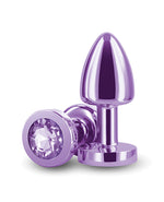 Rear Assets Petite Metal Anal Plug Purple