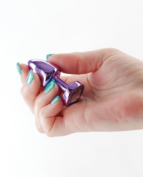 Rear Assets Petite Metal Anal Plug Purple BoudoirNoir Rear Assets Petite Metal Anal Plug Purple BoudoirNoir
