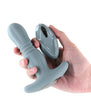 Renegade Gemini Thrusting Anal Plug W/ Remote Gray