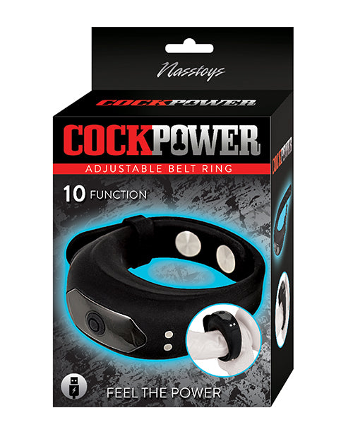 Cockpower Adjustable Belt Ring Black