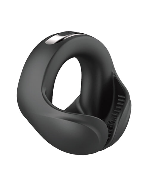 Cockpower Scrotum Hugger Cock Ring Black