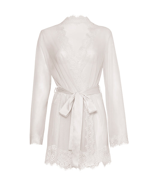 Provence Short Robe - White