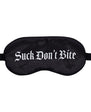 Ouch! Suck Don't Bite Printed Mask Satin Black