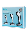 B-Vibe Stainless Steel P-Spot Training Set - Silver