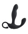 PLAYBOY COME HITHER RECHARGEABLE REMOTE CONTROLLED SILICONE VIBRATING PROSTATE MASSAGER BLACK