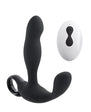 PLAYBOY COME HITHER RECHARGEABLE REMOTE CONTROLLED SILICONE VIBRATING PROSTATE MASSAGER BLACK