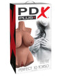 PDX Plus Perfect 10 Torso Realistic Body Masturbator - Caramel