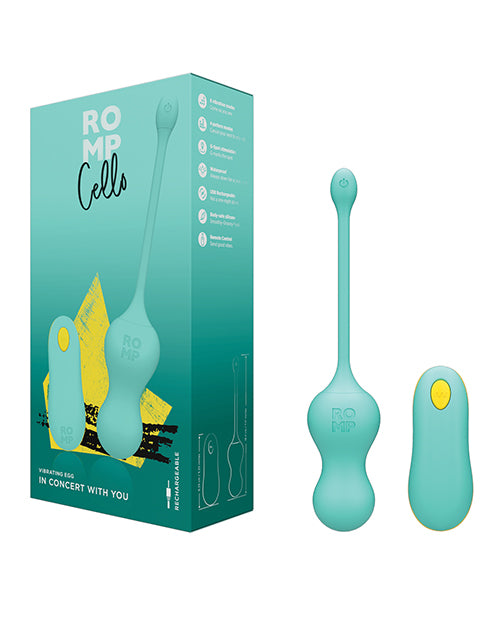 ROMP Cello Rechargeable RC Silicone G-Spot Egg Vibrator