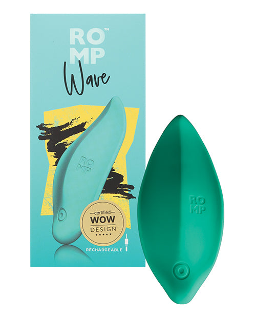 ROMP Wave Rechargeable Silicone Lay-On Vibrator Mint