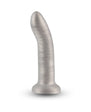 Royals Charlie 7 in. Metallic Curved Dildo Champagne