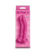 Royals Charlie 5 in. Metallic Curved Dildo Pink