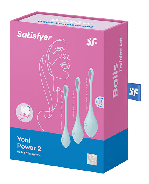 Satisfyer Yoni Power 1 Balls Training Set Blue