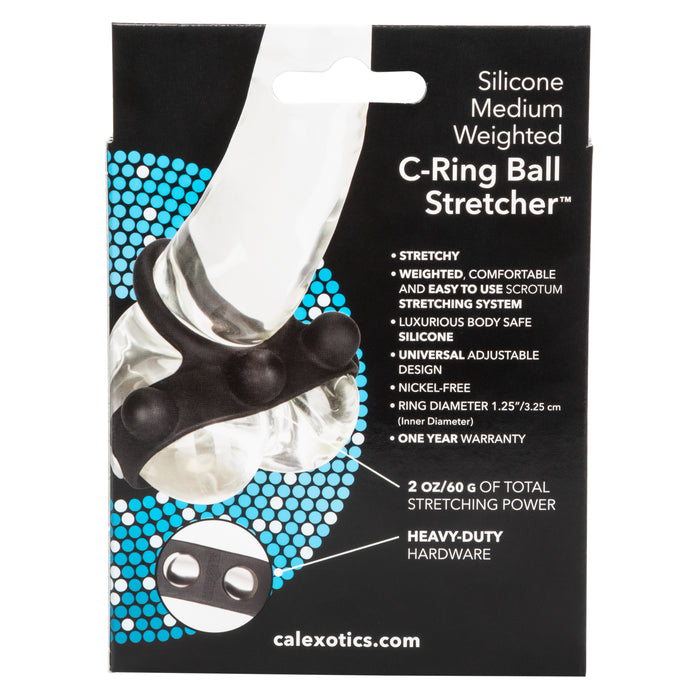 Silicone Med Weighted C-Ring Ball Stretcher