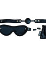 SEI MIO Sensory Surrender Blindfold, Gag and Earplug Kit