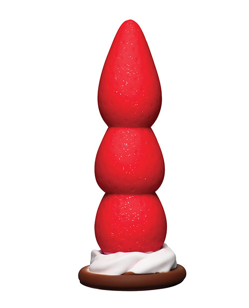 Simply Sweet Strawberry Sweet Cream Premium Silicone Dildo