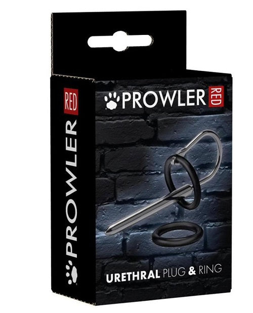 Prowler RED Stainless Steel Urethral Plug and Ring