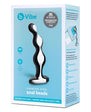B-Vibe Stainless Steel Anal Beads - Silver