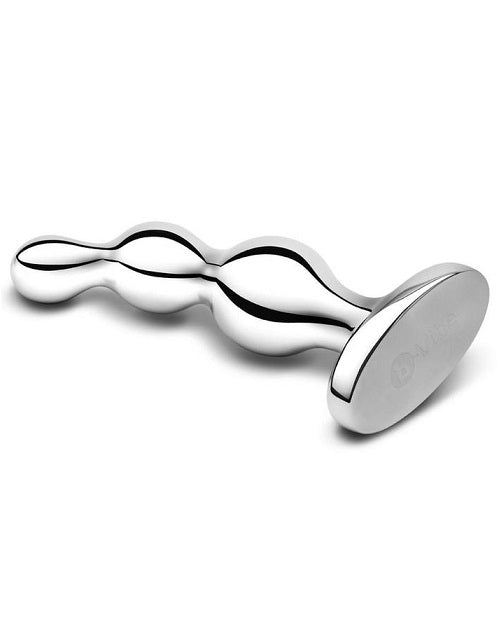 B-Vibe Stainless Steel Anal Beads - Silver